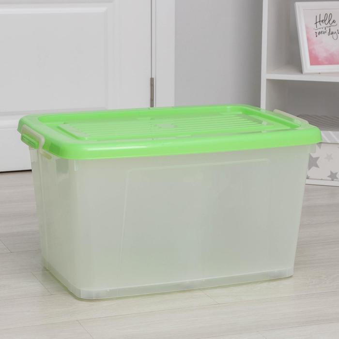 

Ящик для хранения с крышкой Darel-box, 75 л, 70x49x37 см, цвет МИКС, DAREL-BOX