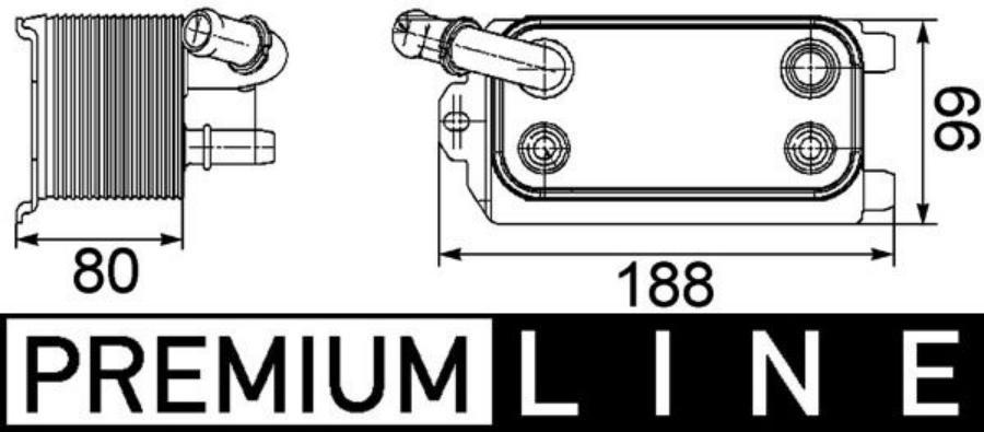 

Масляный Радиатор Clc 72 000p Mahle/Knecht CLC72000P