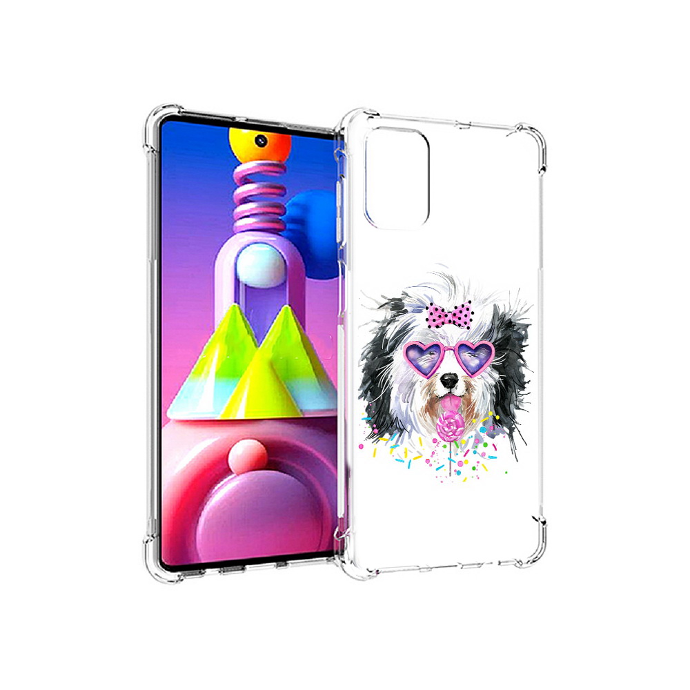 

Чехол MyPads Tocco для Samsung Galaxy M51 пушистик (PT156838.490.559), Прозрачный, Tocco