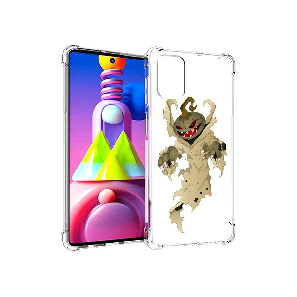 

Чехол MyPads Tocco для Samsung Galaxy M51 призрак хэллоуина (PT156838.490.555), Прозрачный, Tocco
