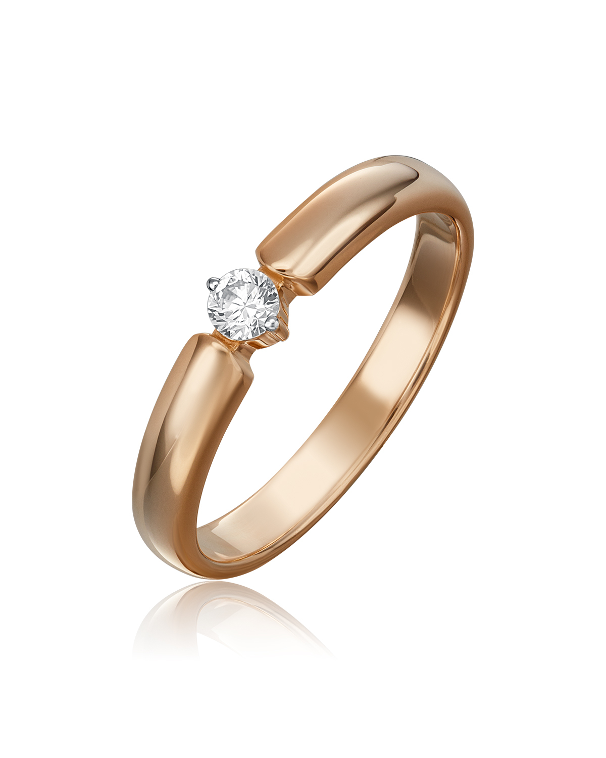 

Кольцо из золота с бриллиантом р. PLATINA jewelry 01-0857-00-101-1110-30, 01-0857-00-101-1110-30_p