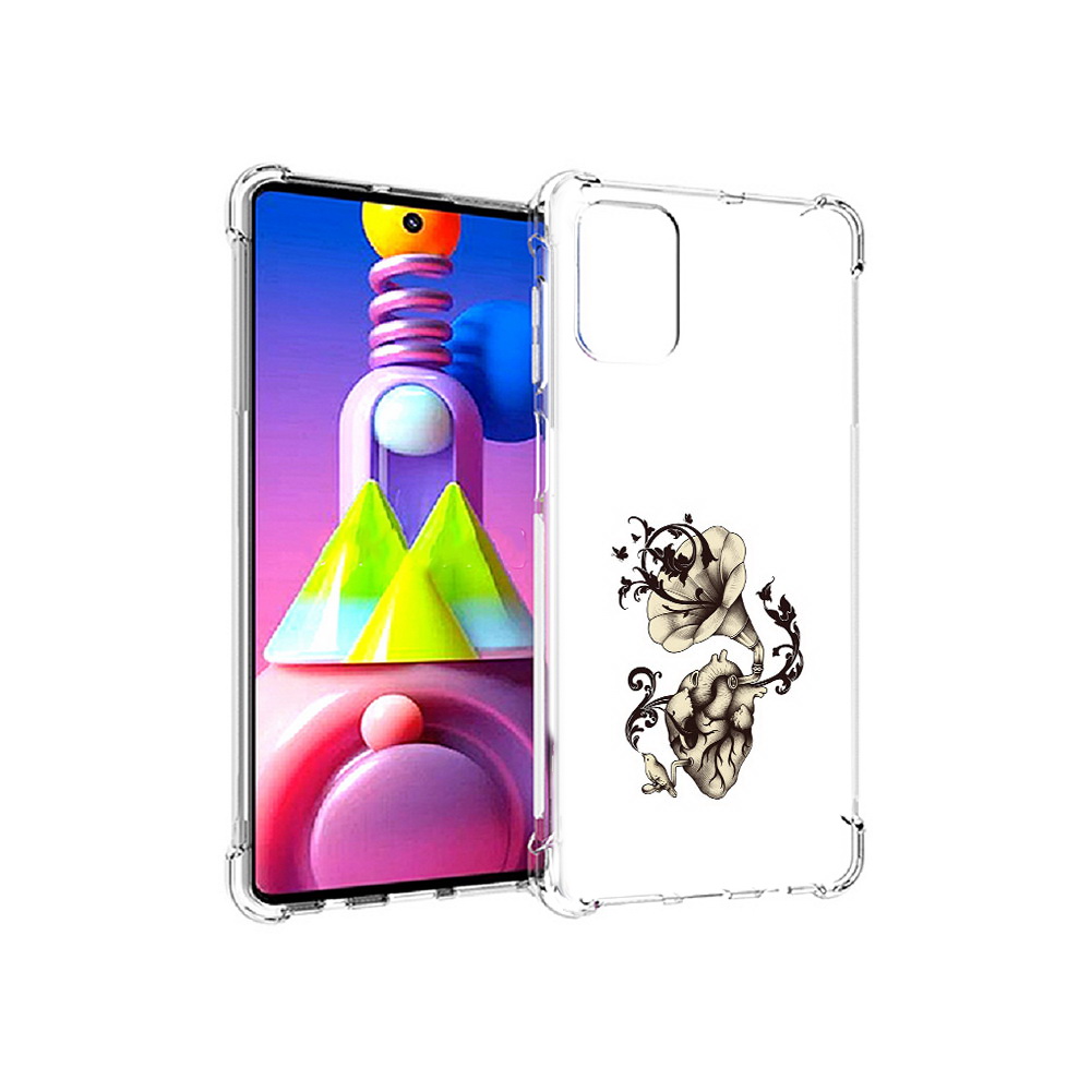 

Чехол MyPads Tocco для Samsung Galaxy M51 Граммофон (PT156838.490.55), Прозрачный, Tocco