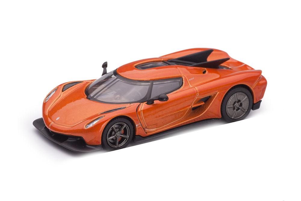 

Модель коллекционная POSTERCARS Koenigsegg jesko absolut оранжевый