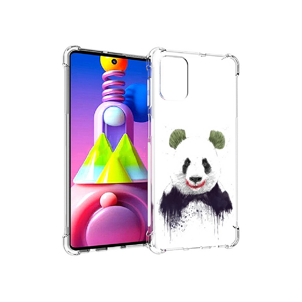 

Чехол MyPads Tocco для Samsung Galaxy M51 панда джокер (PT156838.490.533), Прозрачный, Tocco