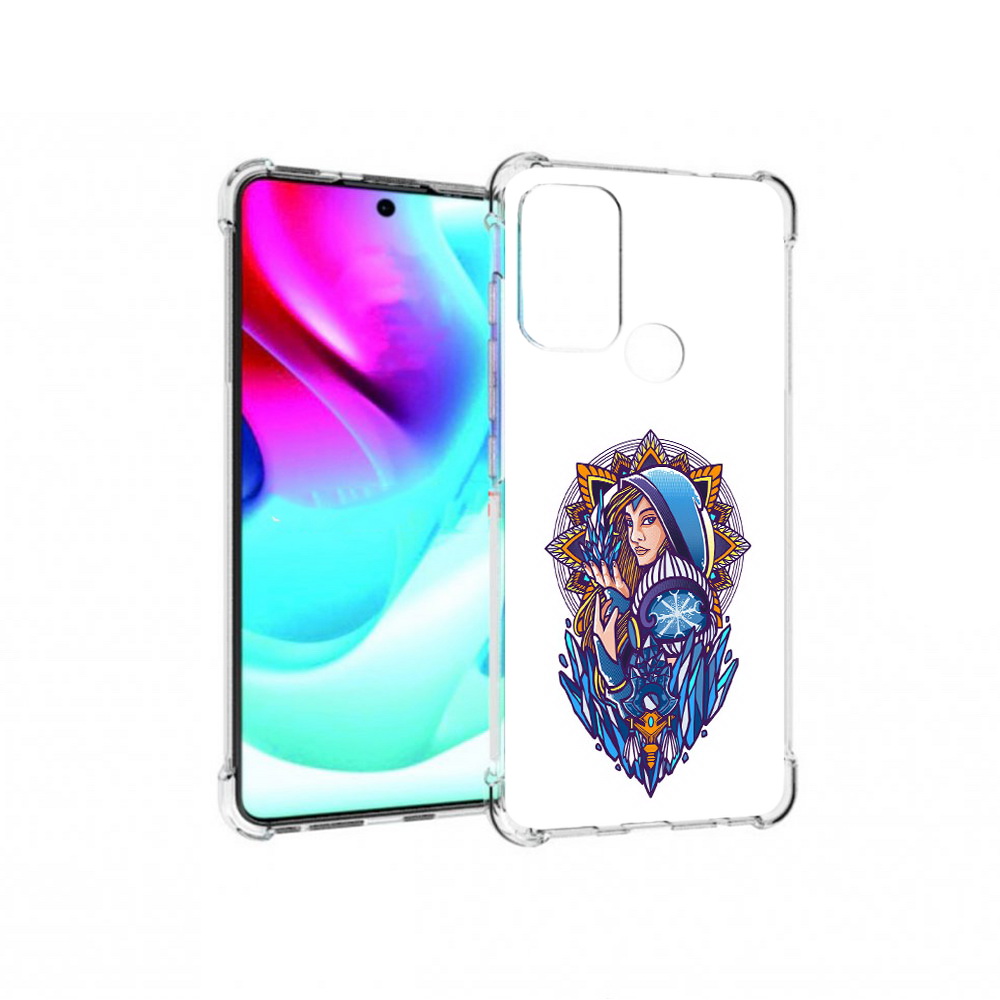 

Чехол MyPads Tocco для Motorola Moto G60S кристал мейден дота 2 (PT227079.361.415), Прозрачный, Tocco