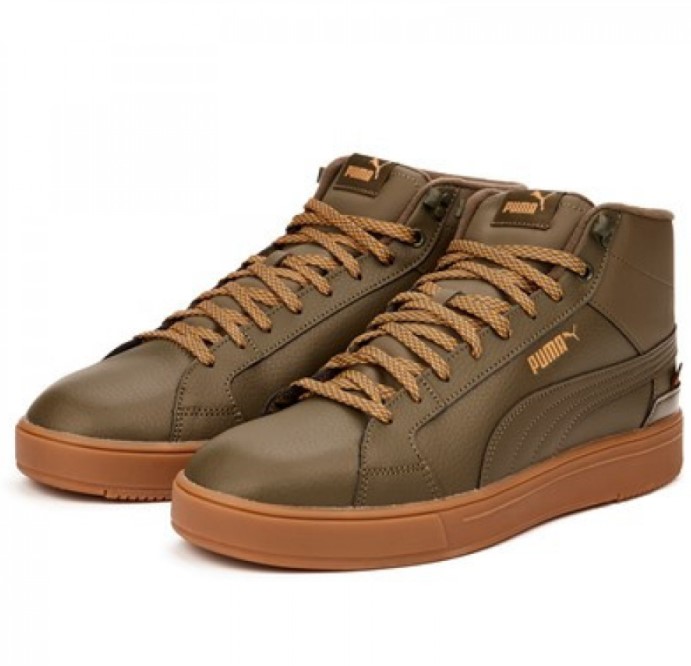 фото Кроссовки мужские puma serve pro mid ptx коричневые 10.5 uk