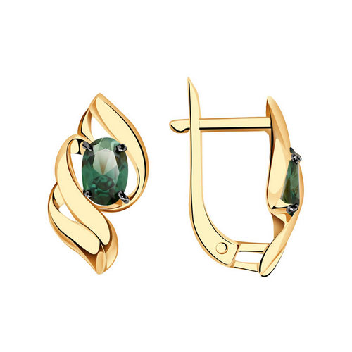 

Серьги из красного золота Александра кл3573а-4, топаз, кл3573а-4