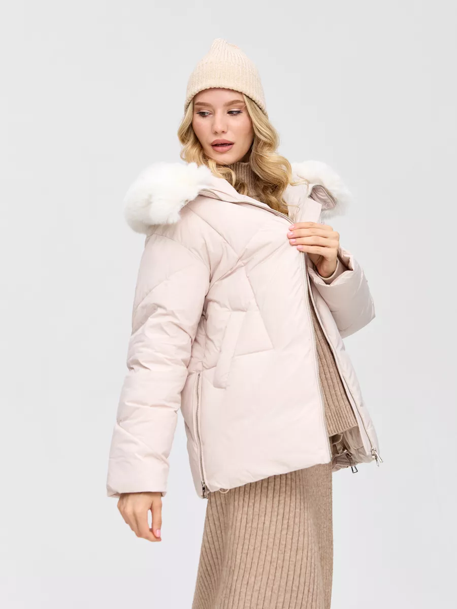 

Куртка женская LAWINTER 8448 бежевая 42 RU, Бежевый, 8448