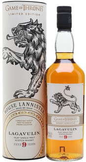 

Виски Game of Thrones Lagavulin 9 Years Old в тубе 46% 0,7 л