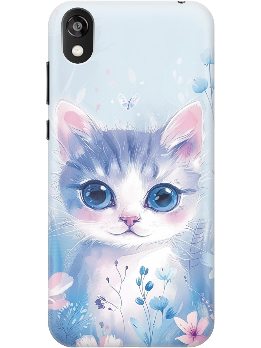 

Силиконовый чехол на Honor 8S / Huawei Y5 (2019) с принтом "Котик в цветах", Прозрачный;белый;голубой;розовый, 721008712