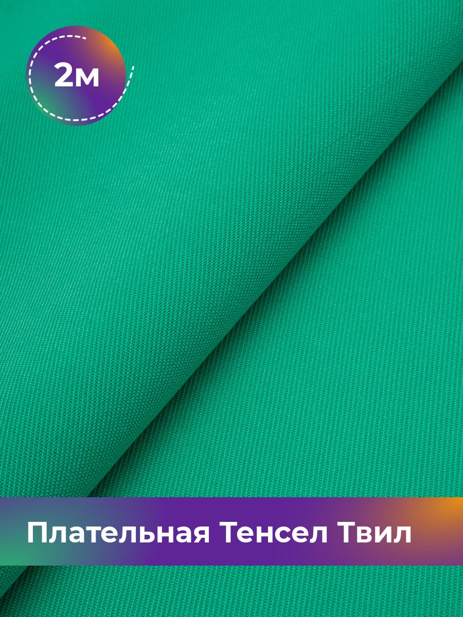 

Ткань Плательная Тенсел Твил Shilla, отрез 2 м * 144 см, зеленый 004, 18105261