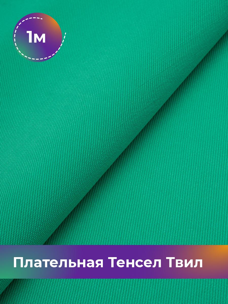 

Ткань Плательная Тенсел Твил Shilla, отрез 1 м * 144 см, зеленый 004, 18105261