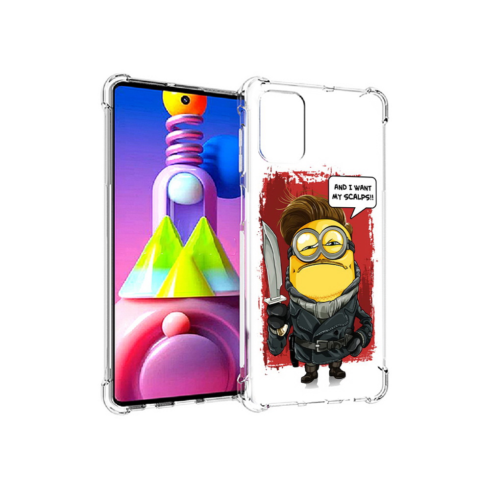 

Чехол MyPads Tocco для Samsung Galaxy M51 миньон убийца (PT156838.490.477), Прозрачный, Tocco