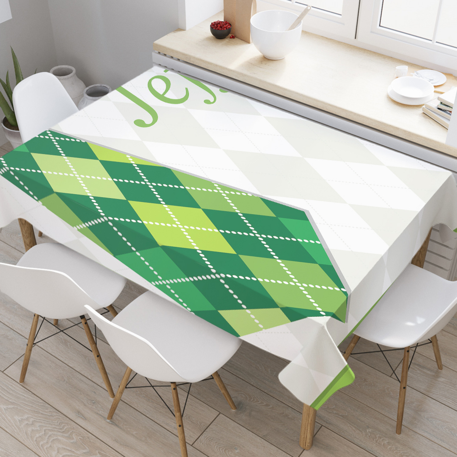 

Скатерть прямоугольная JoyArty "Галстук в ромбиках" из оксфорда, 120x145 см, Галстук в ромбиках