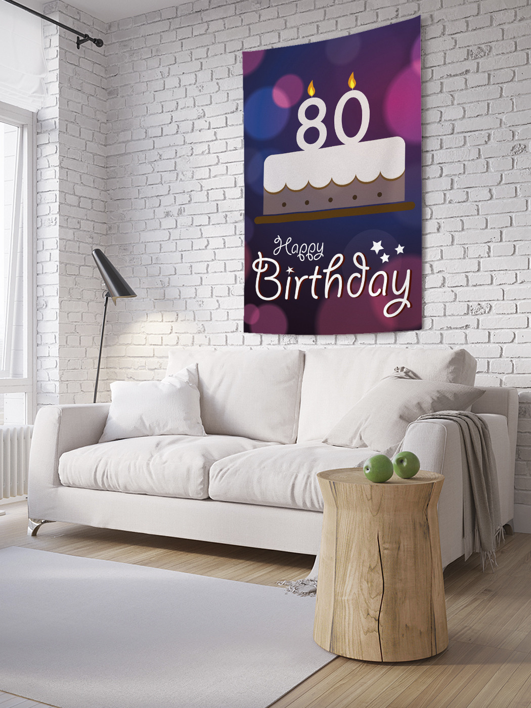 

Вертикальное фотопанно на стену JoyArty Праздничный торт с бликами 150x200 см, Праздничный торт с бликами