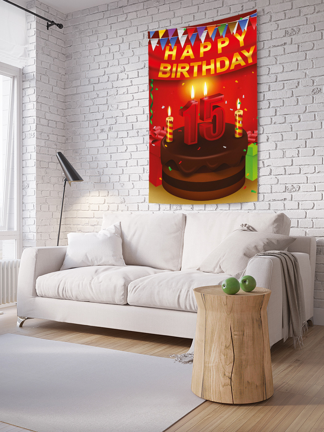 

Вертикальное фотопанно на стену JoyArty Радостный торт 150x200 см, Радостный торт