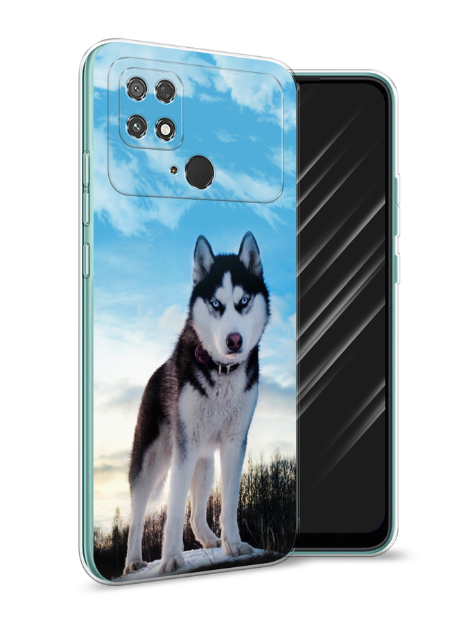 

Чехол Awog на Poco C40 "Хаски 3", Разноцветный, 315850-2