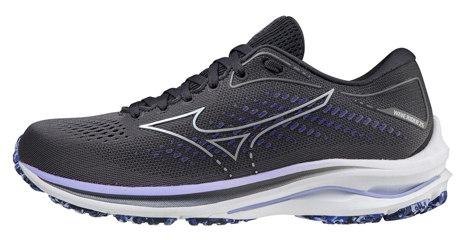 фото Кроссовки женские mizuno wave rider 25 (w) серые 5 uk