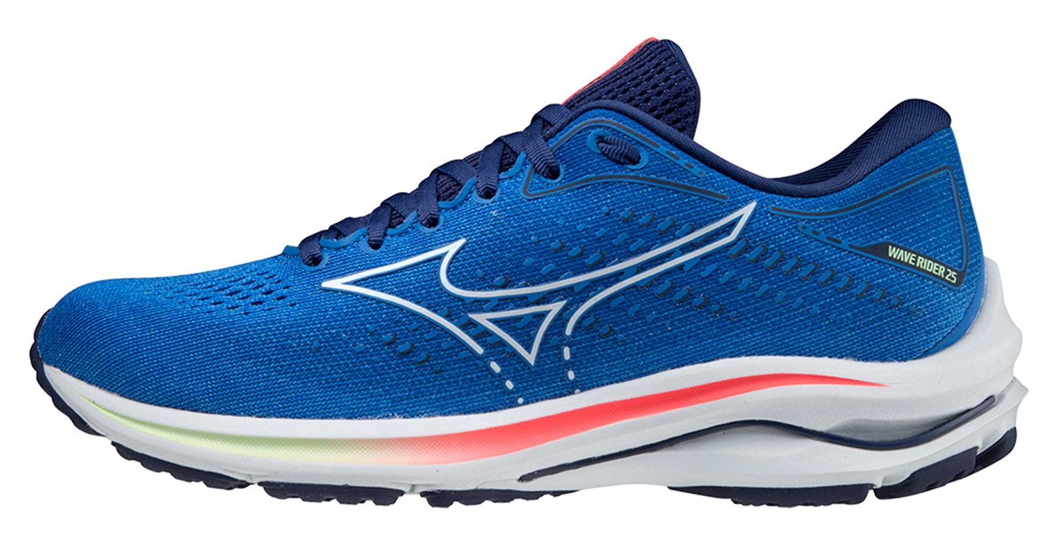 фото Кроссовки женские mizuno wave rider 25 (w) синие 5 uk