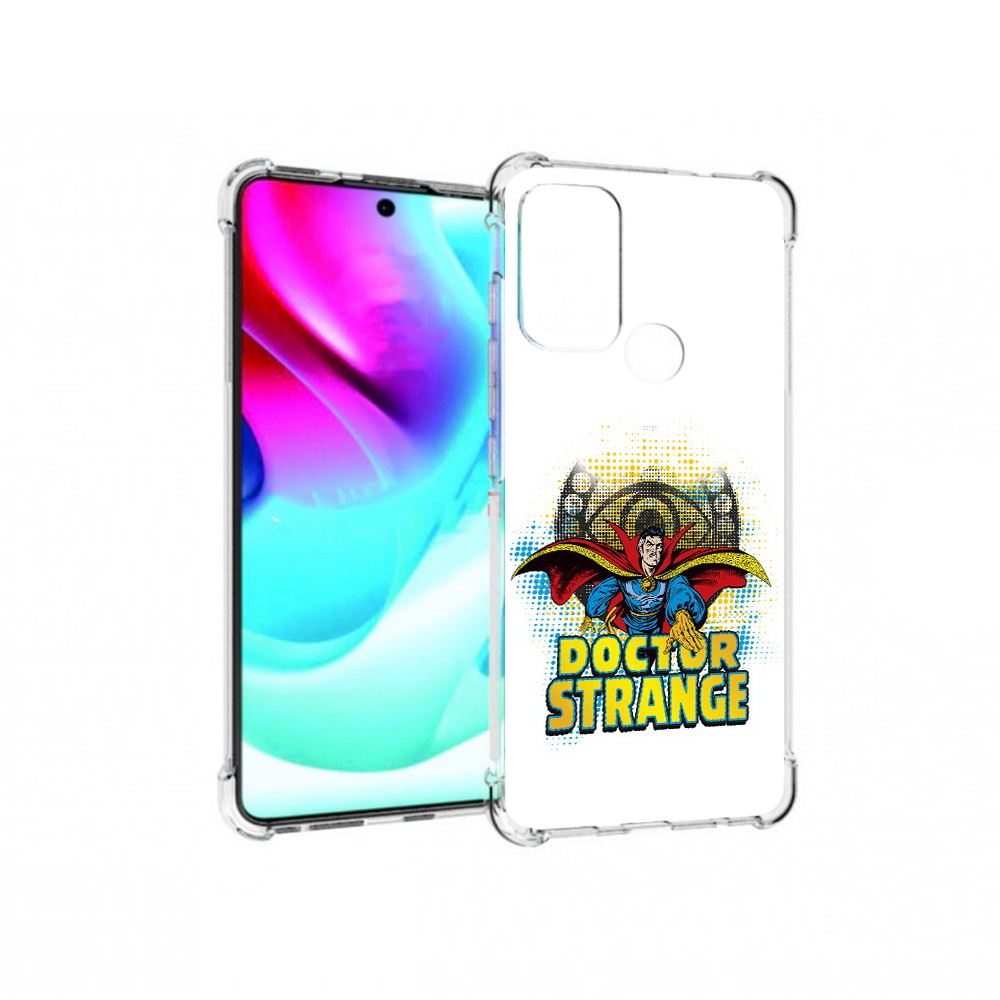 

Чехол MyPads Tocco для Motorola Moto G60S доктор стренж рисунок (PT227079.361.335), Прозрачный, Tocco