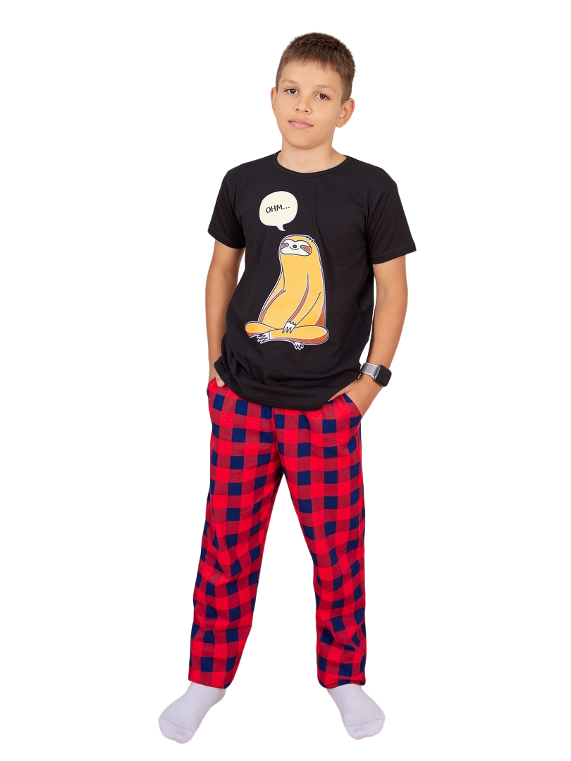 

Пижама детская LIDEKO kids 518-22, черный, 158, 518-22