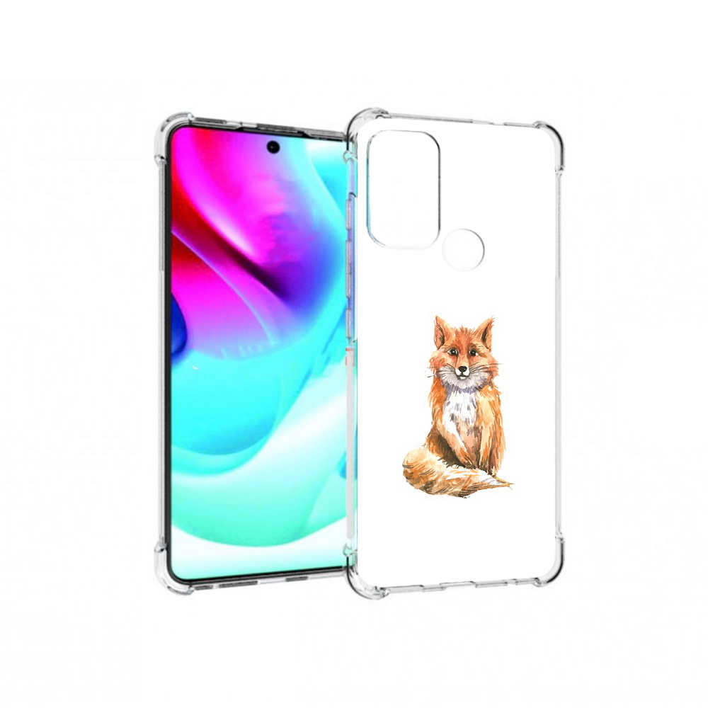 

Чехол MyPads Tocco для Motorola Moto G60S детская лиса (PT227079.361.320), Прозрачный, Tocco