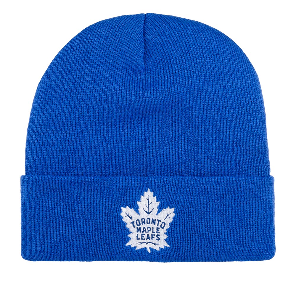 

Шапка бини AMERICAN NEEDLE 21019A-TML Toronto Maple Leafs Cuffed Knit NH синяя, Синий, 21019A-TML Toronto Maple Leafs Cuffed Knit NH