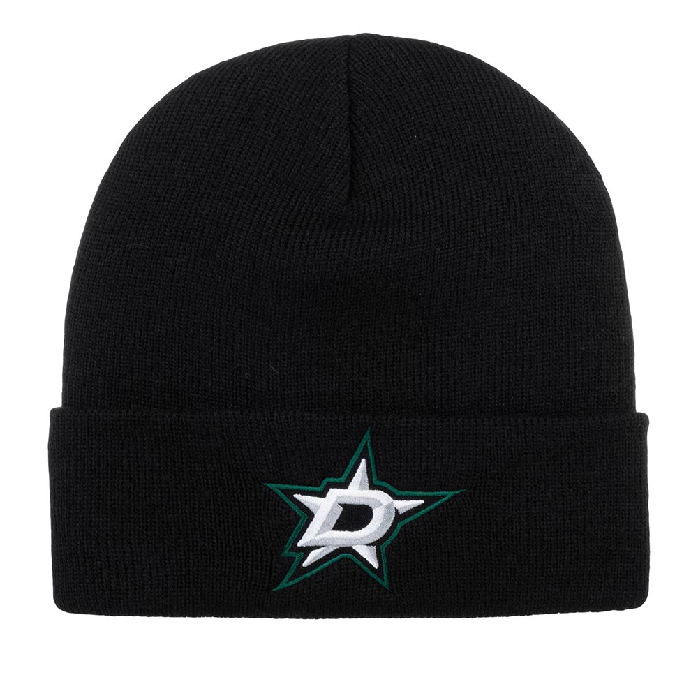 Шапка бини AMERICAN NEEDLE 21019A-DAS Dallas Stars Cuffed Knit NHL черная one size 3140₽