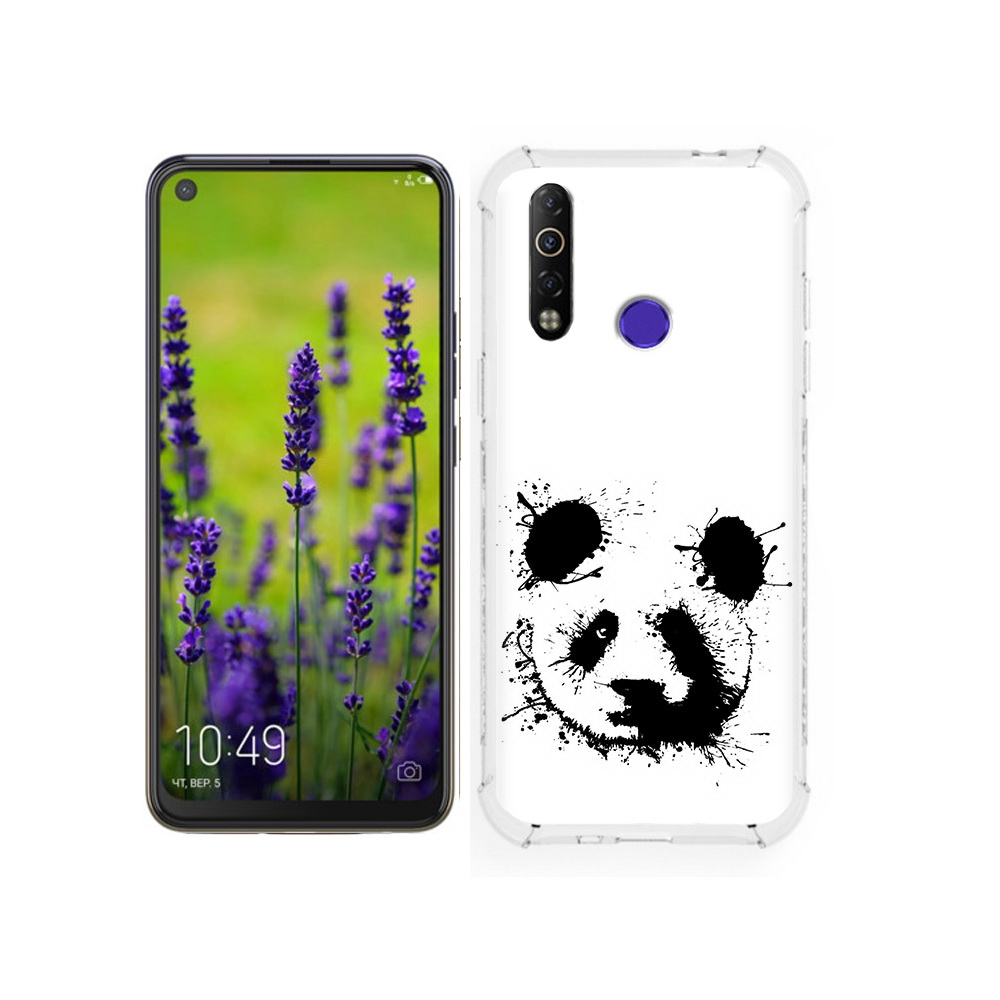 

Чехол MyPads Tocco для Tecno Camon 12 клякса-панда, Tocco