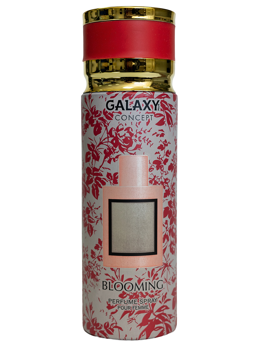Дезодорант Galaxy Concept Blooming парфюмированный женский, 200 мл дезодорант спрей caldion jeans женский парфюмированный 150 мл