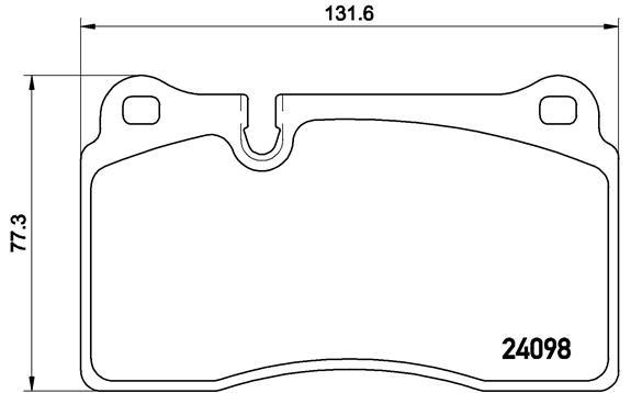 

Комплект тормозных колодок Brembo P85110