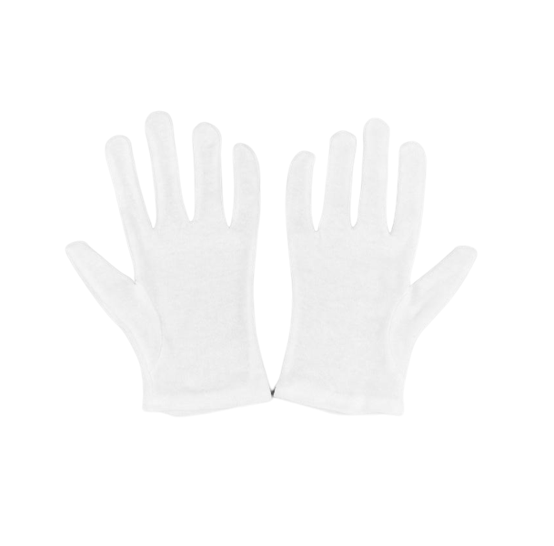 Перчатки хлопковые, размер S, пара, цвет белый 6909535 гелевые перчатки увлажняющие queen fair one size 1 пара