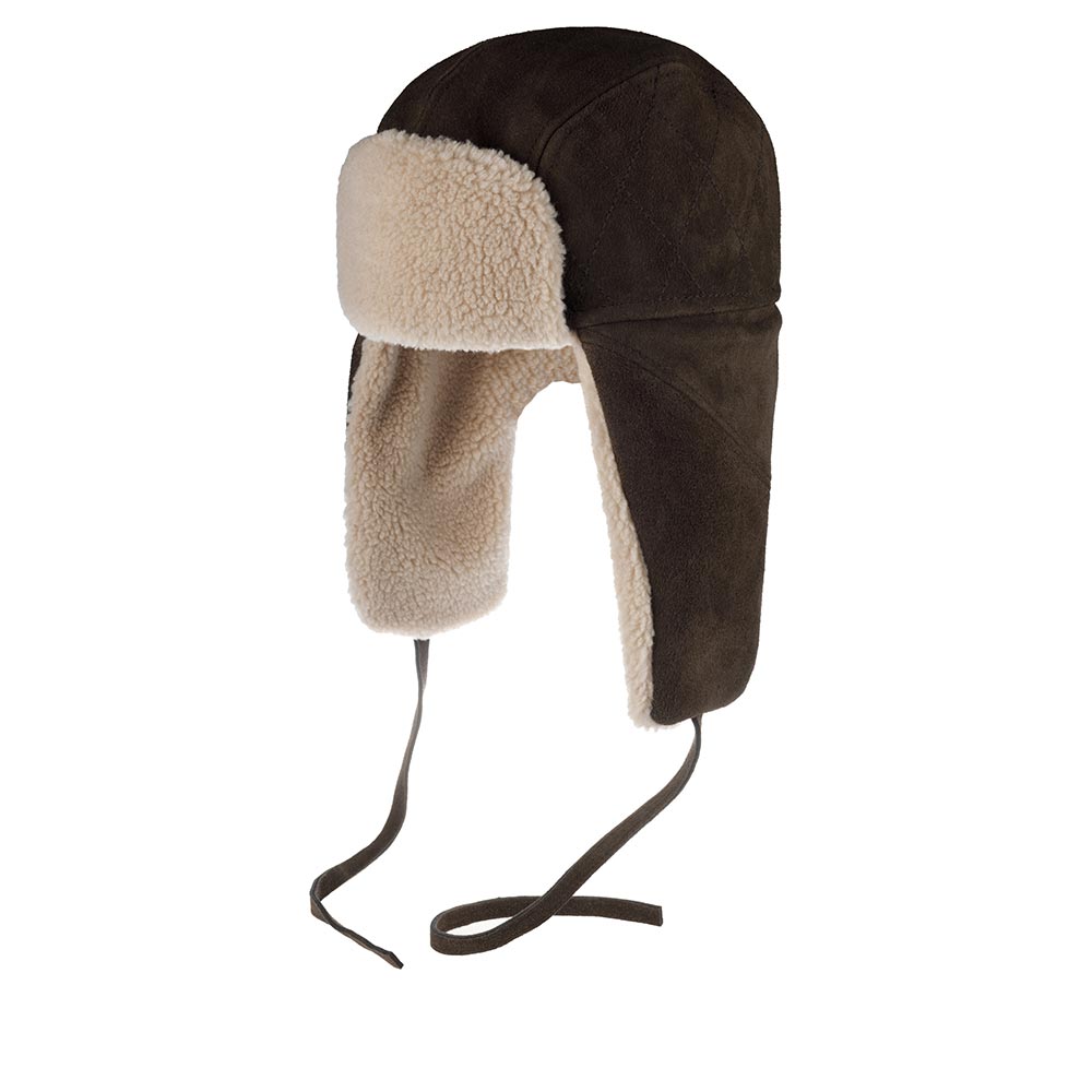 

Шапка ушанка унисекс Stetson 9297302 BOMBER CAP CALF SPLIT серая, р, Коричневый, 9297302 BOMBER CAP CALF SPLIT