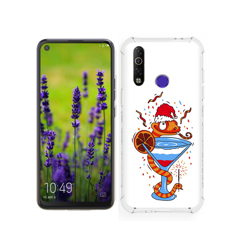 

Чехол MyPads Tocco для Tecno Camon 12 змейка, Tocco