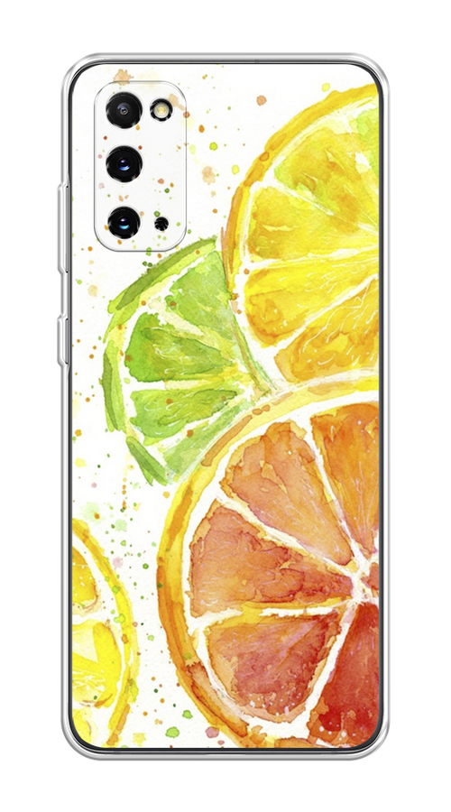 

Чехол на Samsung Galaxy S20 "Цитрусовые", Белый;желтый;красный;зеленый, 29250-1