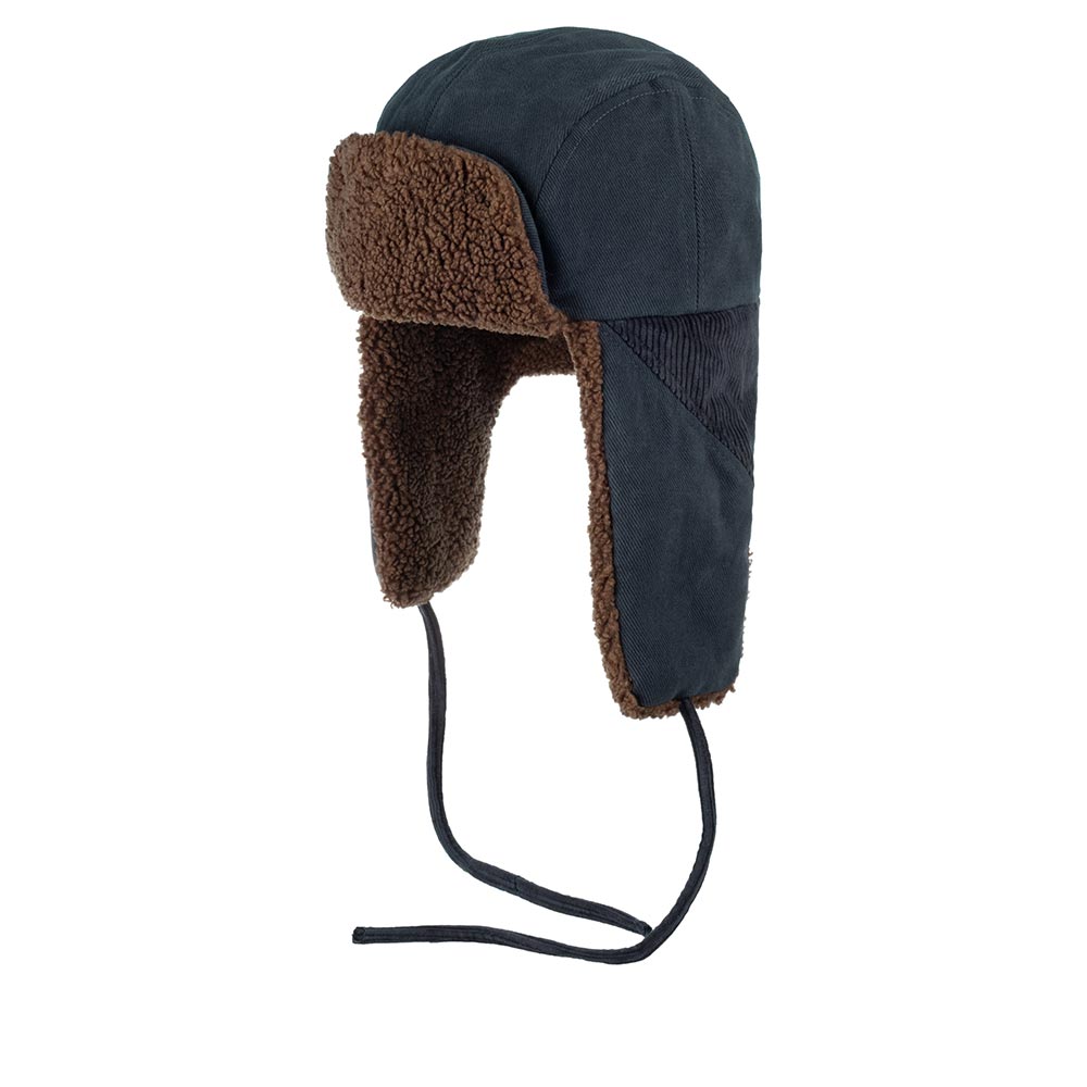 

Шапка ушанка унисекс Stetson 9291106 BOMBER CAP SOFT COTTON/CORD серая, р.59, Синий, 9291106 BOMBER CAP SOFT COTTON/CORD