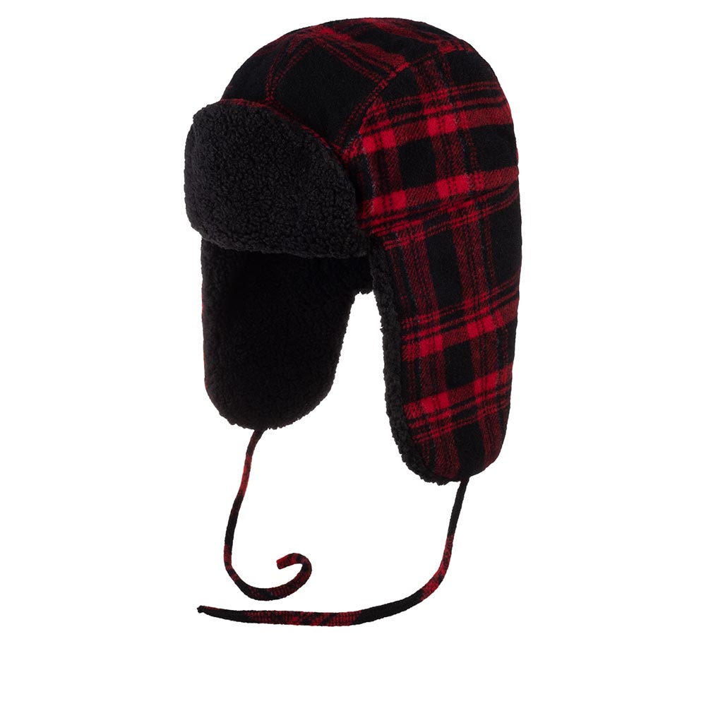 

Шапка ушанка унисекс Stetson 9290305 BOMBER CAP SHADOW PLAID красная/черная, р.61, Черный;красный, 9290305 BOMBER CAP SHADOW PLAID
