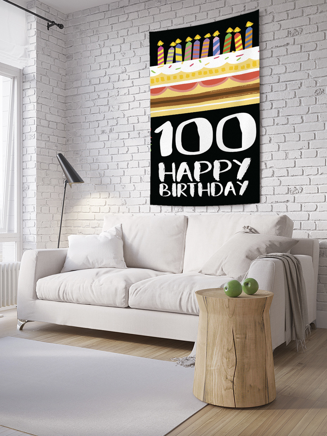 

Вертикальное фотопанно на стену JoyArty Торт на столетие 150x200 см, Торт на столетие