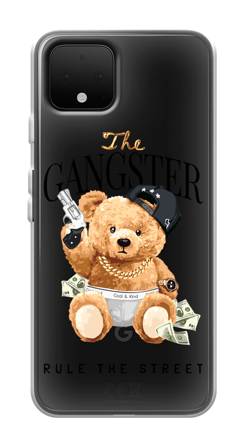 

Чехол на Google Pixel 4 "The Gangster", Бежевый;серый;черный, 270250-6