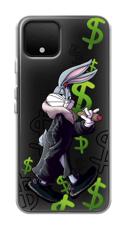 

Чехол на Google Pixel 4 Rich Bugs Bunny, Зеленый;черный;голубой, 270250-6