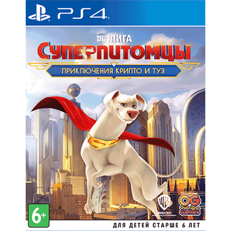 Игра DC Лига Суперпитомцы: Приключения Крипто и Туза (PS4)