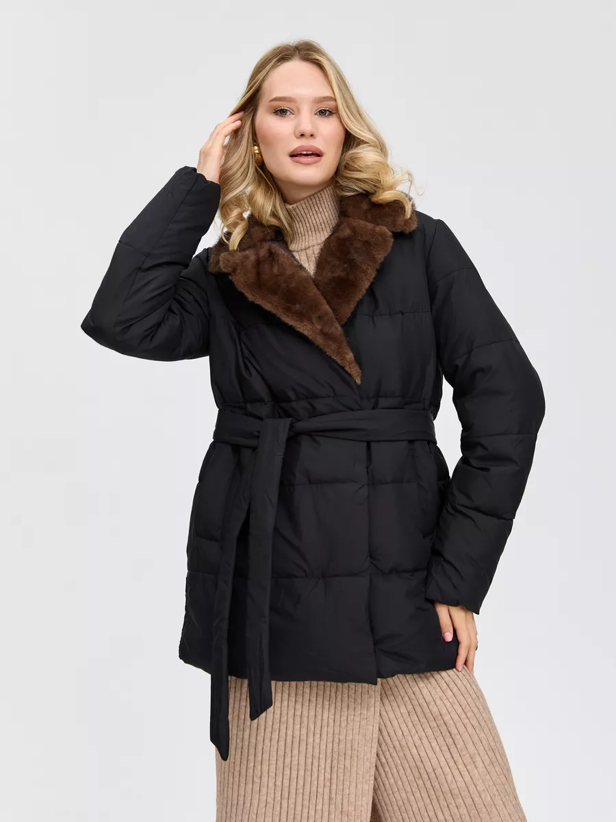 

Куртка женская LAWINTER 84739 черная 40 RU, Черный, 84739
