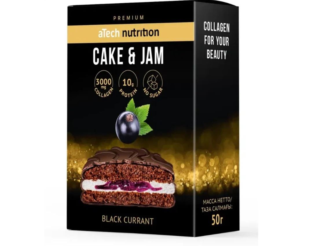 

Печенье aTech nutrition Premium Creme Dessert с джемом, смородина, 50 г, Creme Dessert