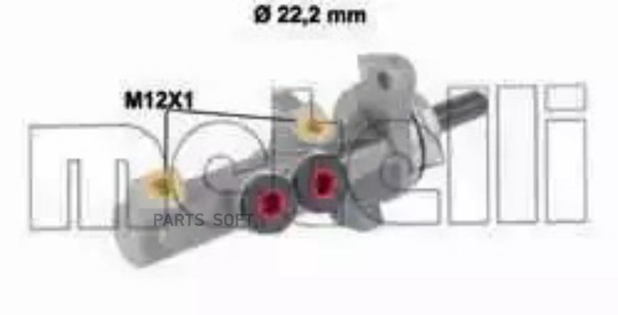 

Цилиндр Тормозной Главный METELLI 050833