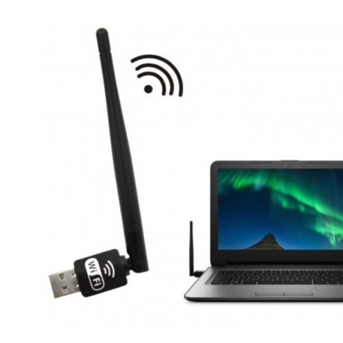 Адаптер беспроводной Wi-Fi USB с антенной Pix-Link LV-UW10 black