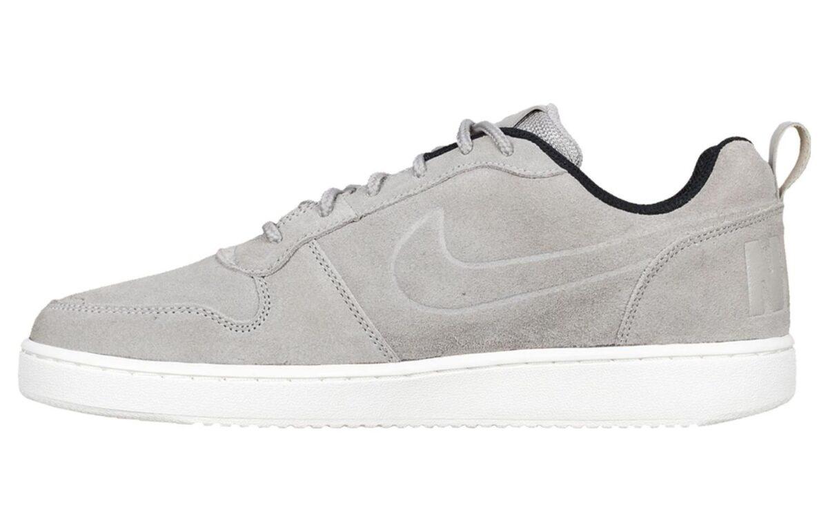 

Кеды унисекс Nike Court Borough Low серые 44.5 EU, Серый, Court Borough Low