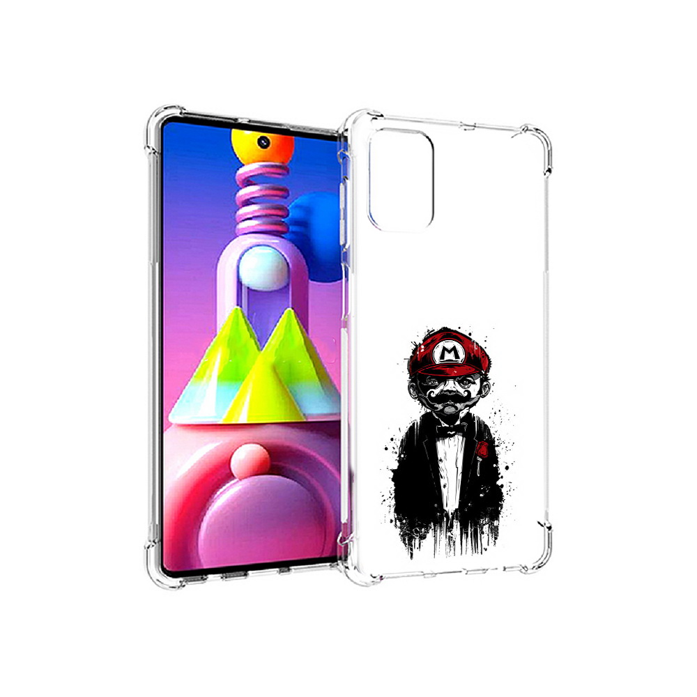 

Чехол MyPads Tocco для Samsung Galaxy M51 марио (PT156838.490.458), Прозрачный, Tocco