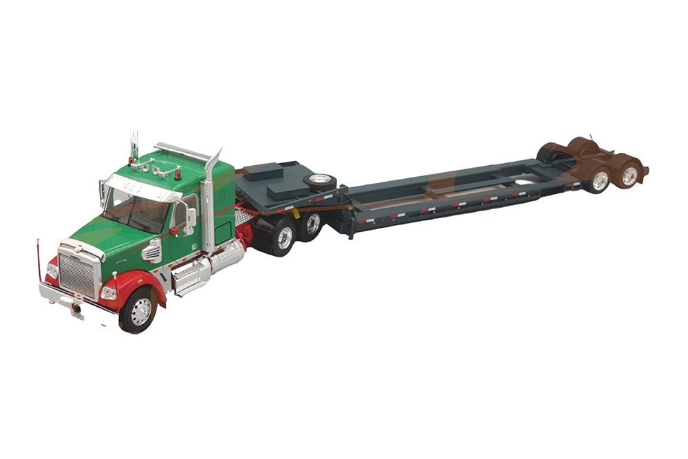 

Модель коллекционная ALTAYA Freightliner coronado gondola 2016 трал, Зеленый