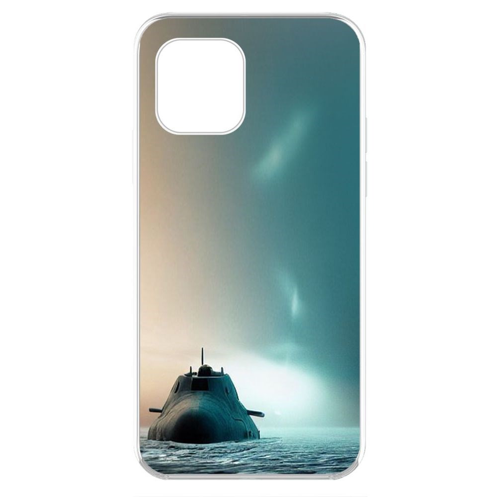 

Чехол-накладка Krutoff Clear Case Подлодка для iPhone 11 Pro, Прозрачный