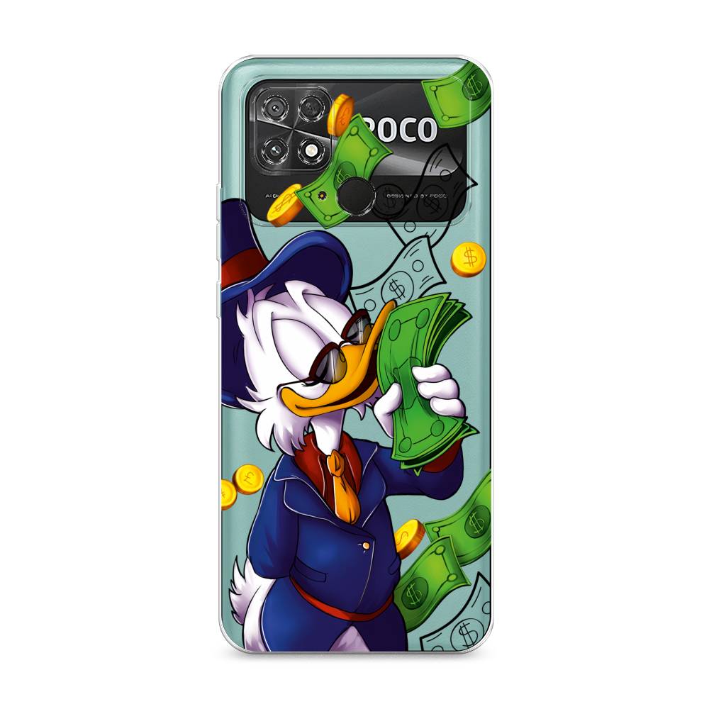 

Чехол на Poco C40 "Scrooge McDuck with Money", Синий;зеленый;белый, 315850-6